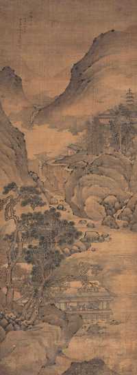 黄应谌 山静日长 立轴